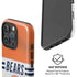 NFL Chicago Bears White Striped iPhone 16 Pro Magsafe Impact Case